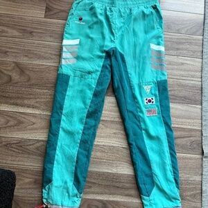RARE FIND! Hypland Zero Track Pants | Turquoise | Size M